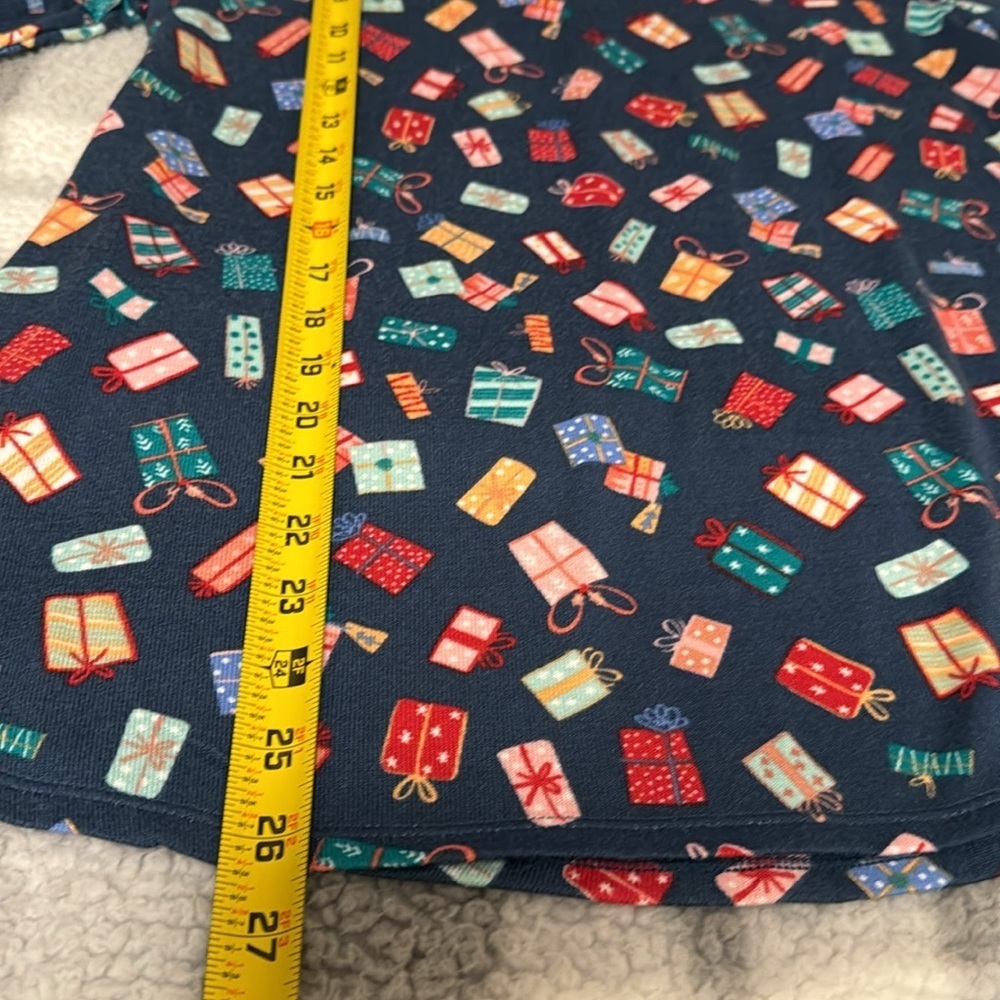 Cuddl Duds Womens M Pajama Top Christmas Holiday NWT Comfortable Soft Lounge - Picture 10 of 10